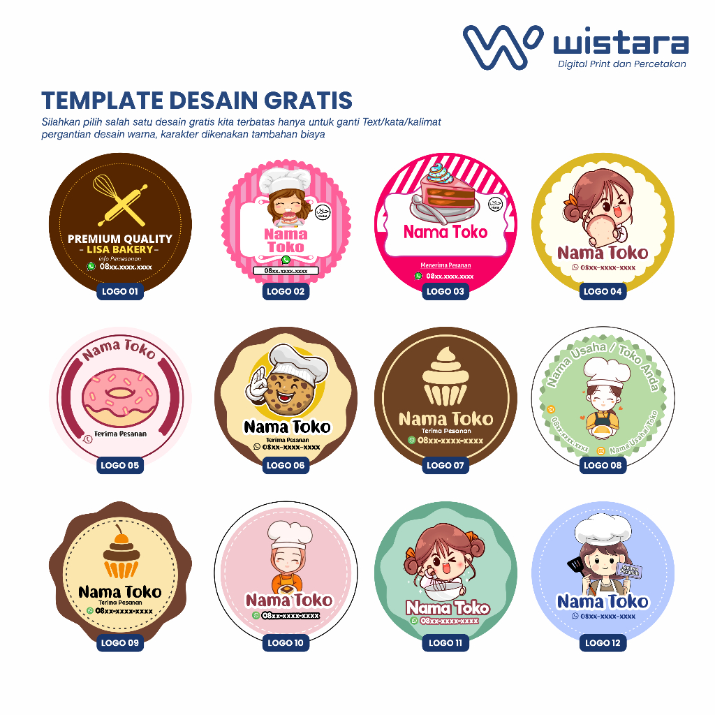 Jual Stiker Label Makanan Terlengkap & Harga Terbaru Agustus 2026 ...