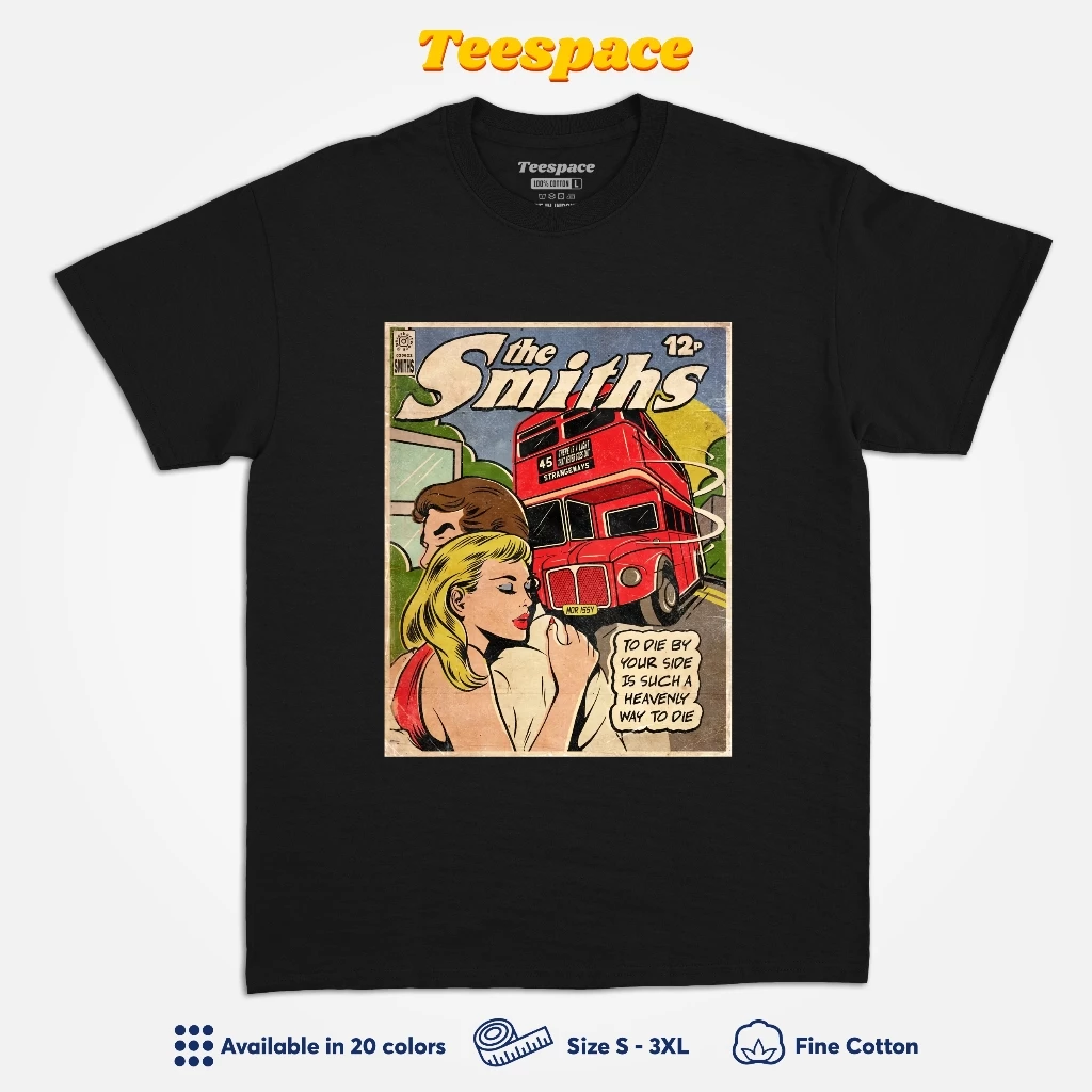 Kaos Band The Smiths T-shirt Band Merch - Teespace.id 