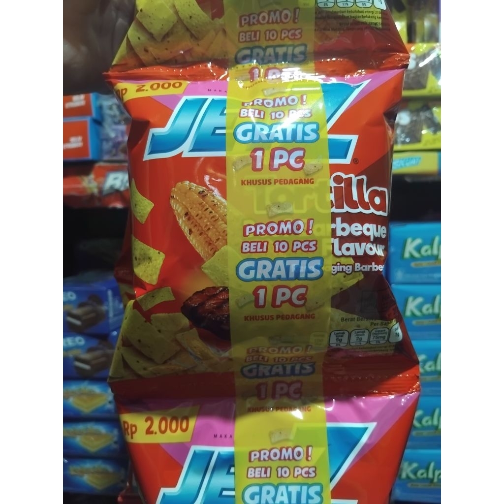 Jual Jetz Tortilla Rasa BBQ (isi 10 +1) | Shopee Indonesia