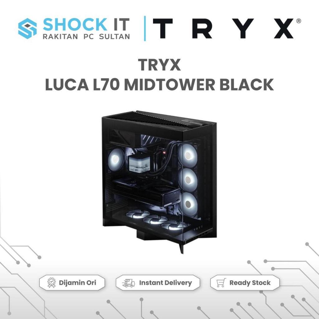 Jual TRYX LUCA L70 Mid Tower E-ATX PC Case - Black | Shopee Indonesia