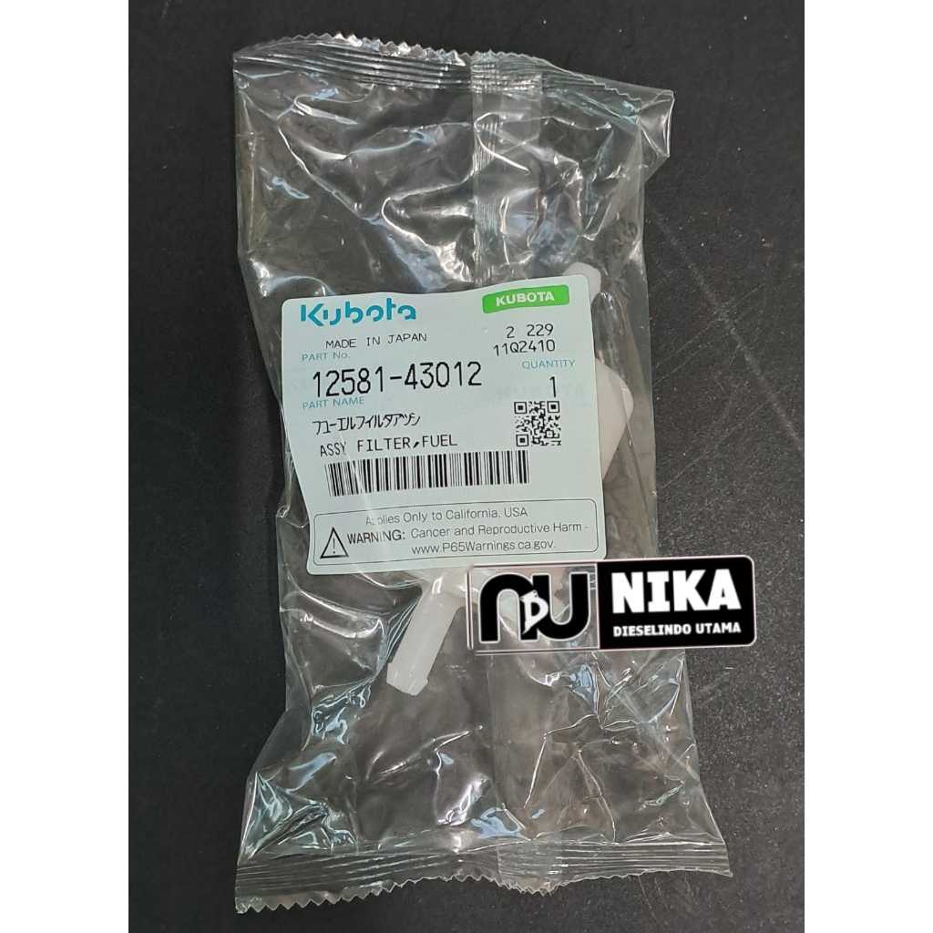 Jual FUEL FILTER ASSY 12581-43012 KUBOTA | Shopee Indonesia