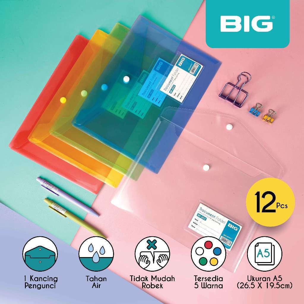 Jual PACK MAP Document Folder A5 BIG MF-8812 | Shopee Indonesia
