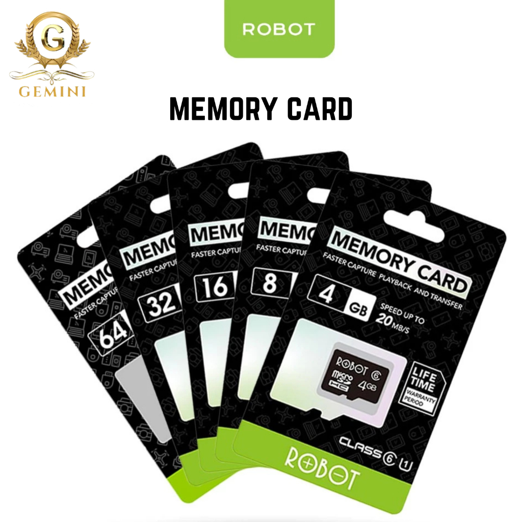 Jual Memory Card Robot TF Card 8GB/16GB/32GB/64GB Memory Card Memori ...