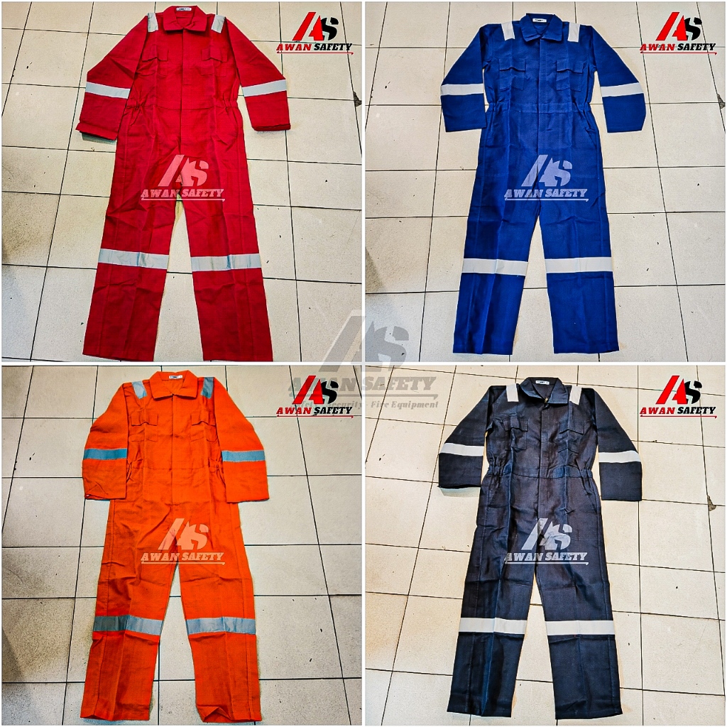 Jual Wearpack Safety Coverall Dongker / Baju Proyek / Kemeja Kerja ...