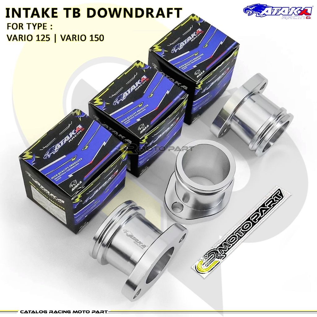 Jual ATAKA RACING Manifold Intake TB Downdraft Vario 125 150 PCX ADV ...