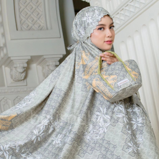 Mukena Dewasa Microtex Laser Cut Motif