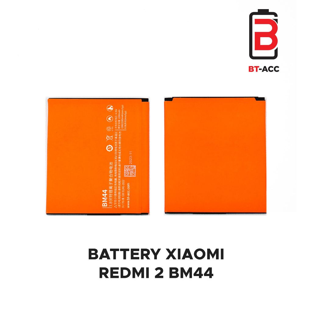 Jual BATTERY ORI 100% XIAOMI REDMI 2/ BATERAI BM44 BT-ACC | Shopee ...