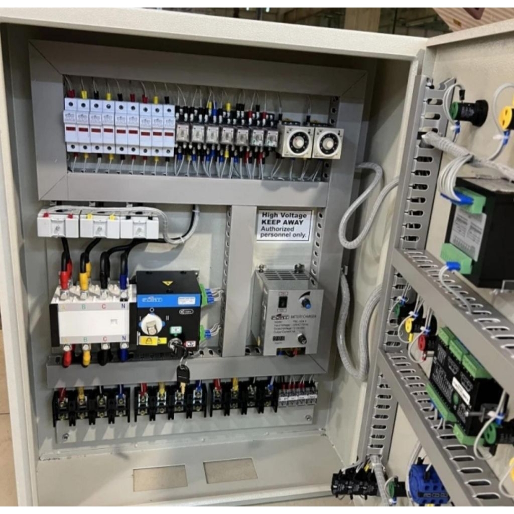 Jual PANEL ATS-AMF 50KVA (Panel auto transfer switch) COS ATYS 4P-63A ...