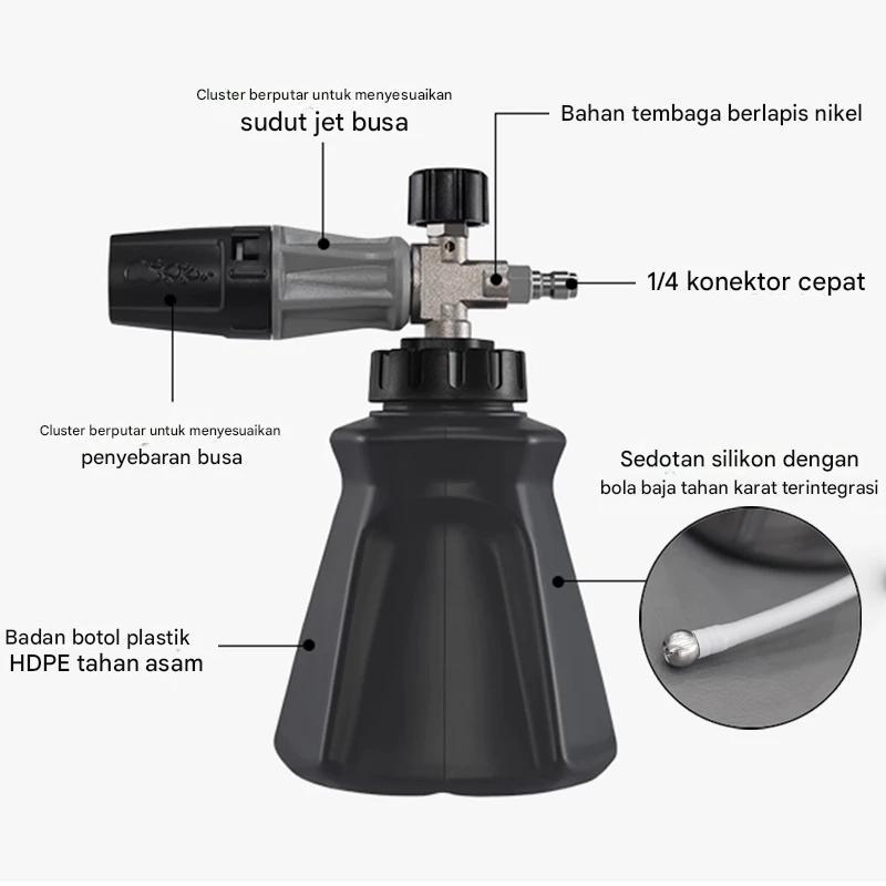 Jual Foam Lance Generator busa HDPE RX87 hitam penuh dengan nosel ...