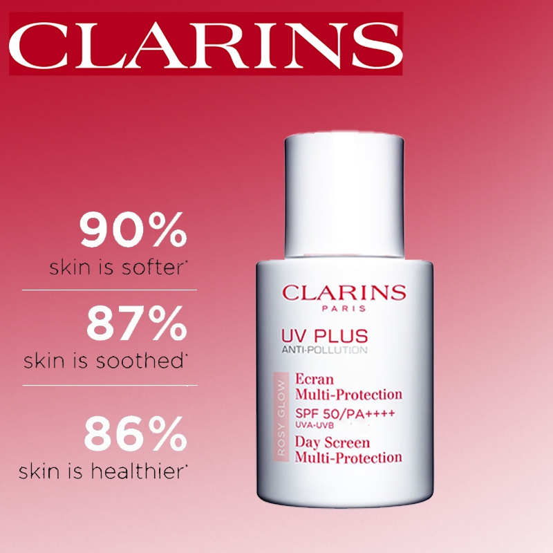 Jual Clar-ins UV Plus SPF50 Translucent 30ML 30ml /Clarins UV Rosy Glow ...