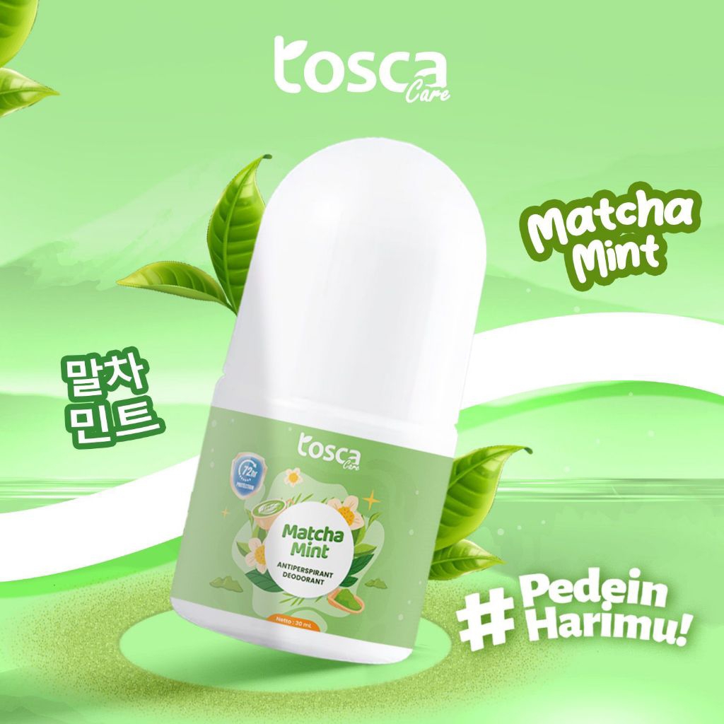 Jual NEW PRODUCT TOSCA CARE ANTIPERSPIRANT DEODORANT ROLL ON-(Matcha ...