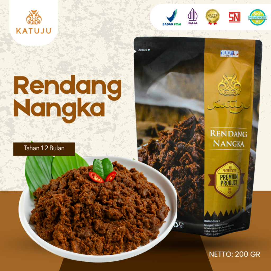 Jual Rendang Nangka by Katuju – Ready to Eat, Asli Padang, Rasa ...