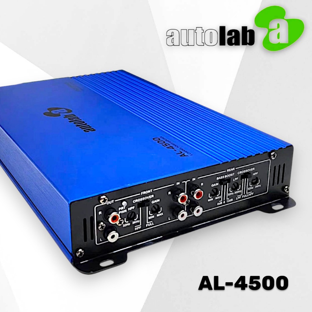 Jual POWER AMPLIFIER 4 CHANNEL AL-4500 AUTOLAB | Shopee Indonesia