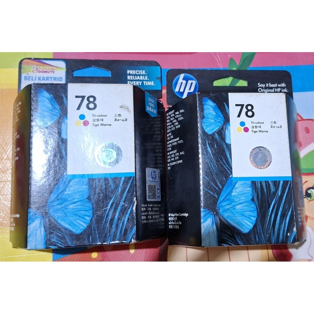 Jual TINTA HP INK 78 TRI COLOR ORIGINAL | Shopee Indonesia