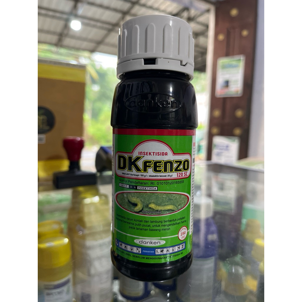Jual DK Fenzo Insektisida 120SC 250ml efektif untuk Ulat dan wereng ...
