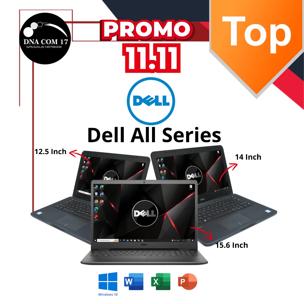 Laptop Dell Latitude Core i5 Core i7 RAM 16GB SSD 512GB Mulus  Second Original Berkualitas