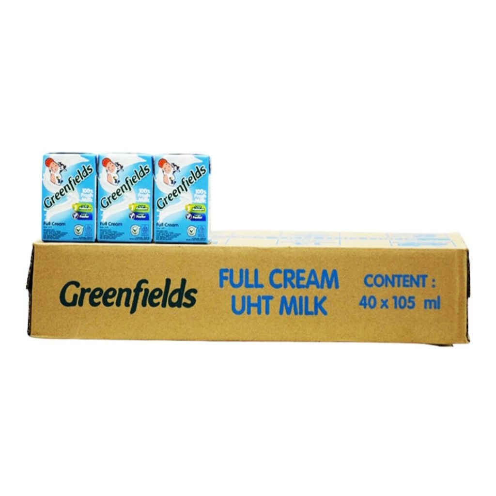 Jual Greenfields Susu UHT Full Cream 40 x 105ml/Karton | Shopee Indonesia
