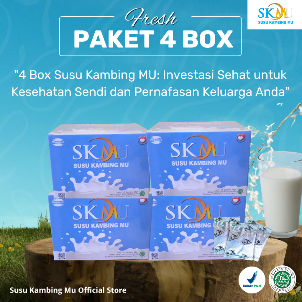 Jual Susu Kambing Muhammadiyah Paket 4 Box Rasa Enak Kualitas Baik ...