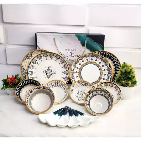 Gams AmPm HAMPERS DAN SOUVENIR / Mangkok Piring set premium peralatan makan / Mangkok set keramik Bowl Piece 