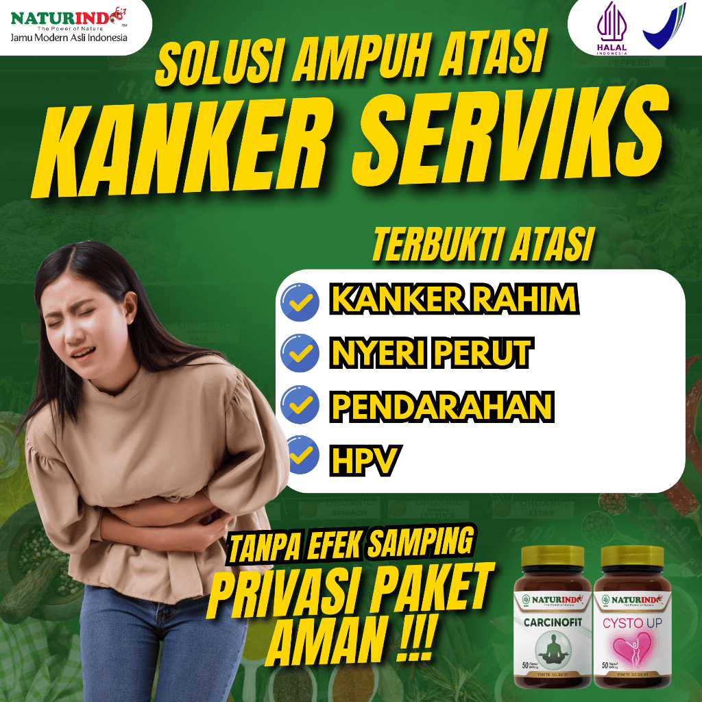 Obat Kanker Rahim Tumor Serviks Pendarahan Nyeri Perut Herbal Ampuh