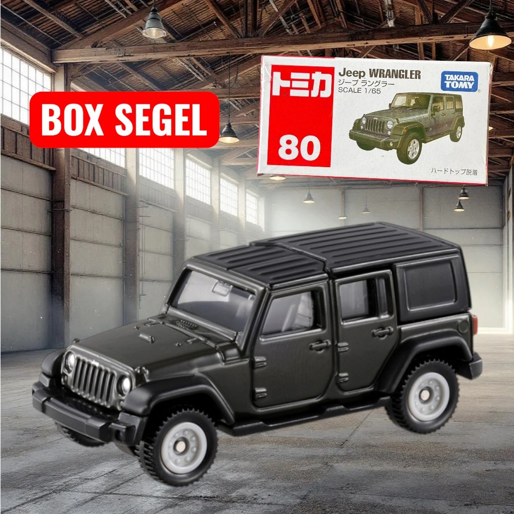 Đồ chơi mô hình xe Tomica No. 80 Jeep Wrangler Takara Tomy
