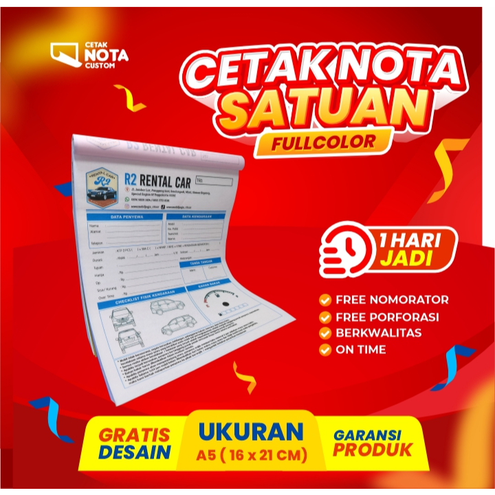Produk Cetak Nota Custom | Shopee Indonesia