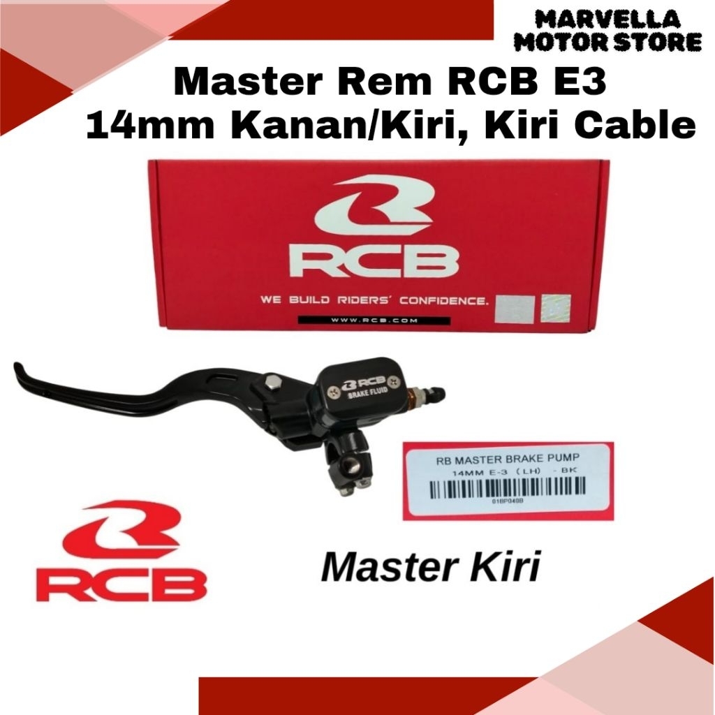 Jual Master Rem RCB E3 14mm Kotak Kiri Cable Universal | Shopee Indonesia