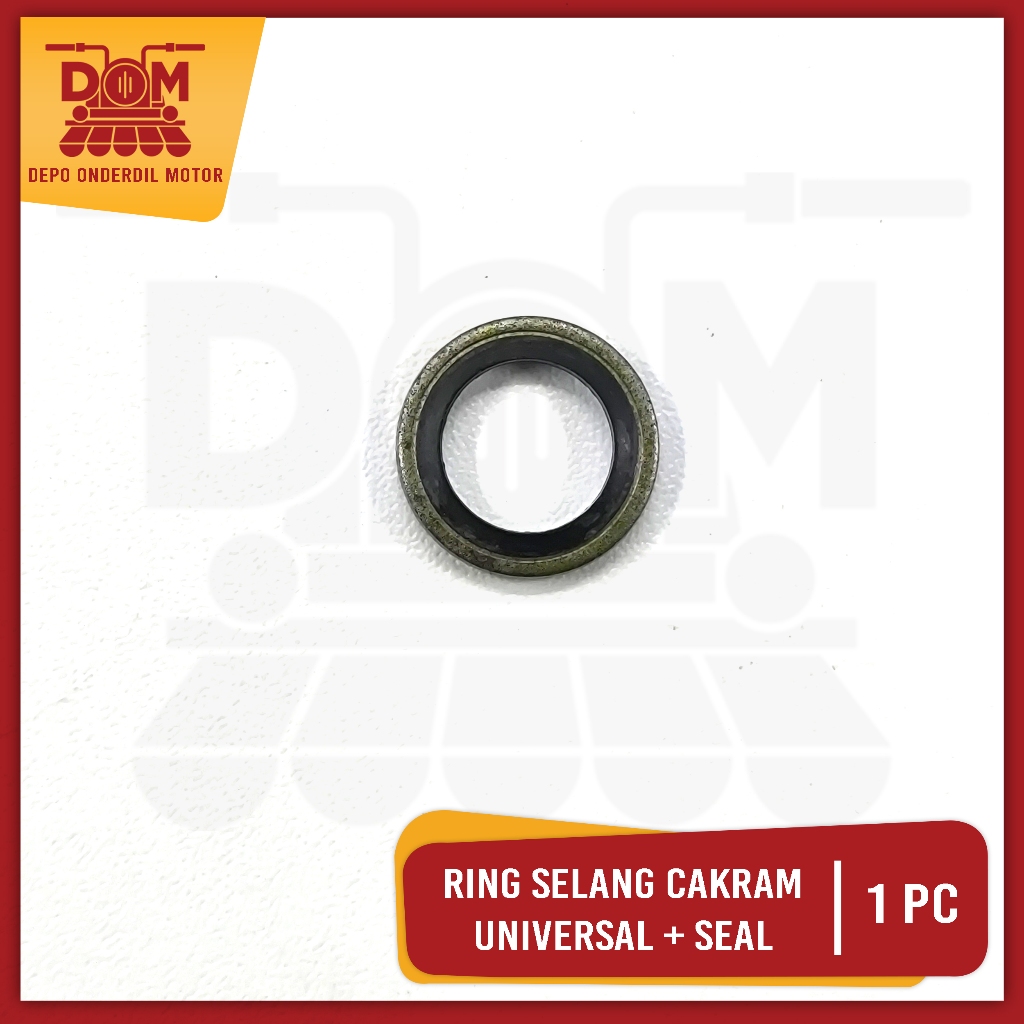 Jual Ring Selang Cakram + Seal Karet (PSP) Ring Reng Plat Seal Karet ...