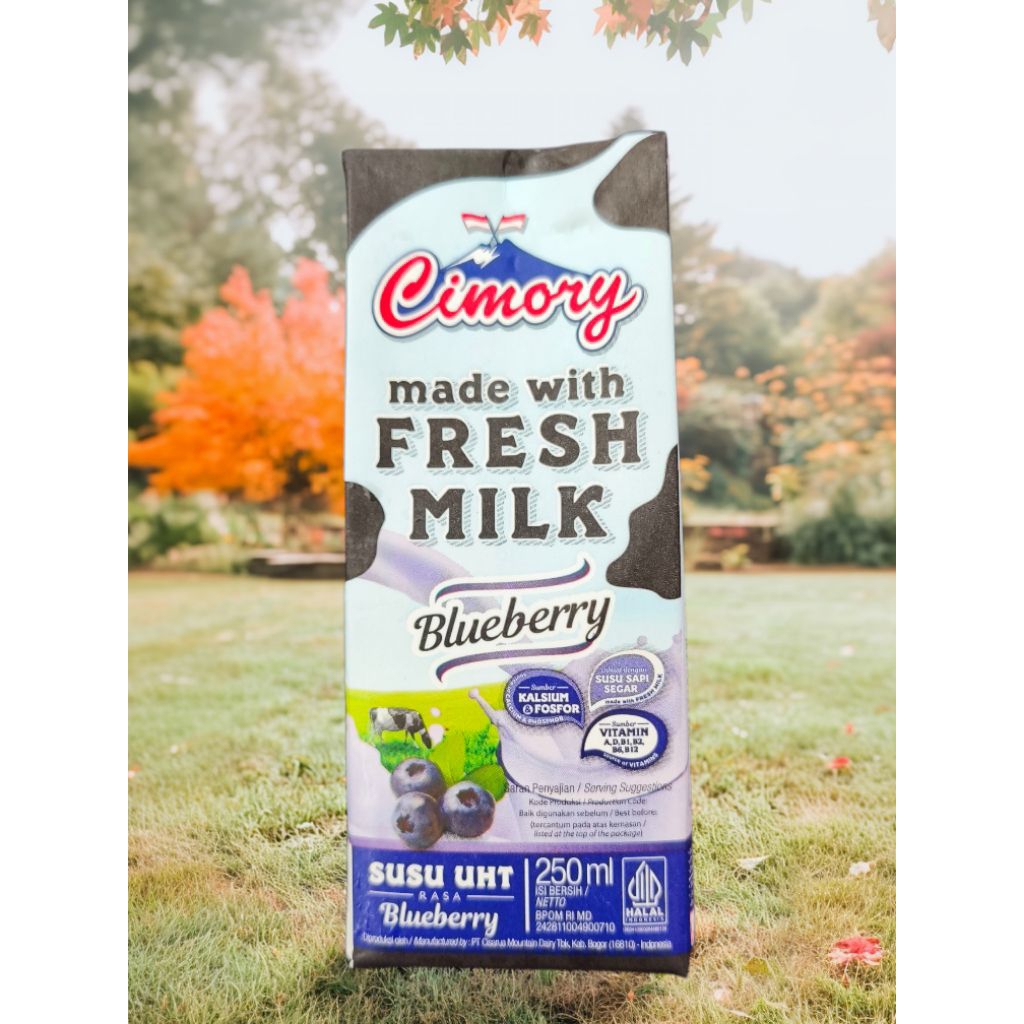 Jual #ANDREMARTMINUMAN# Cimory Fresh Milk rasa Blueberry 250 ML ...