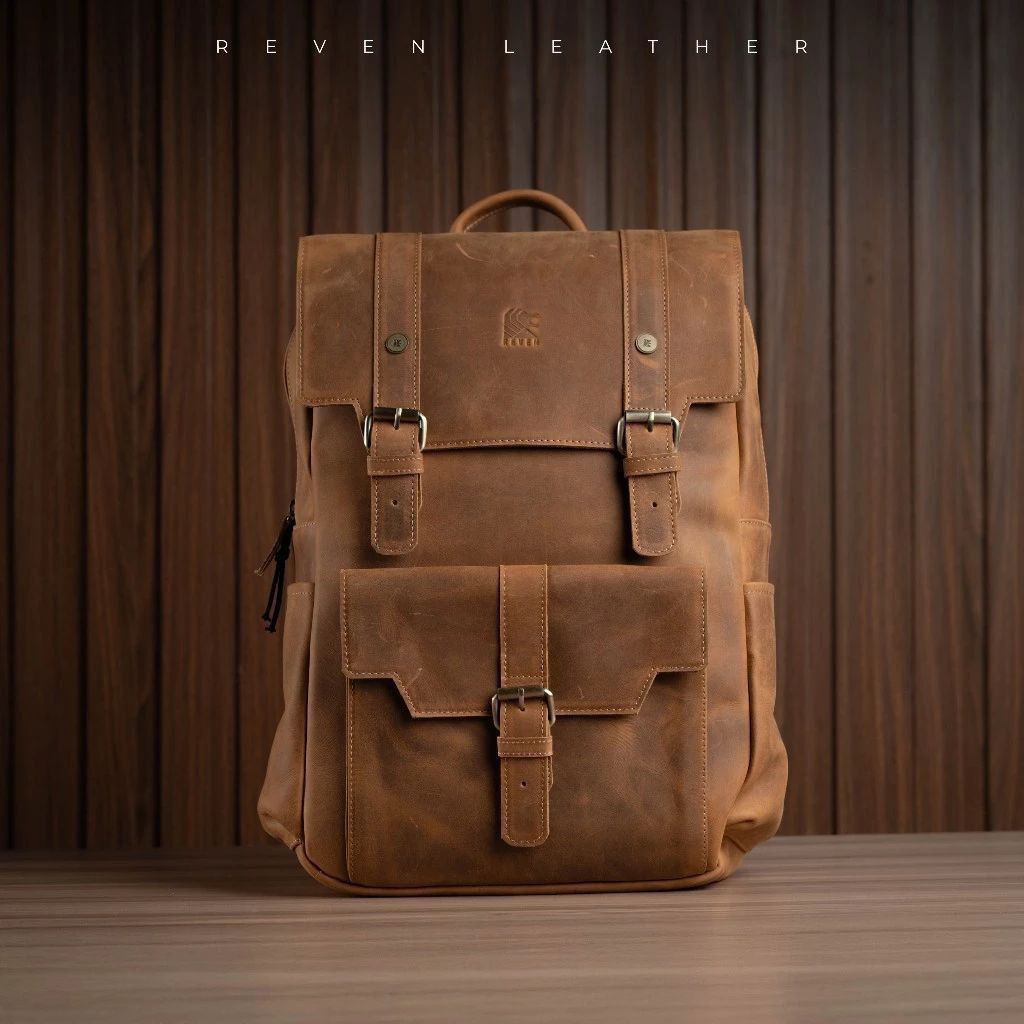 Jual Reven Leather Harrier Luggage Backpack - Tas Ransel Laptop Outdor ...