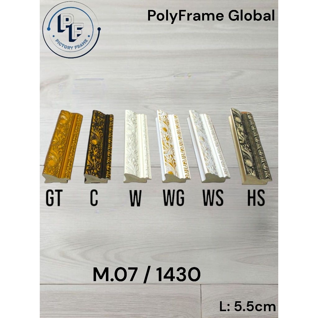 Jual Batangan Bingkai Ukir M.07/1430 (PolyFrame) | Shopee Indonesia
