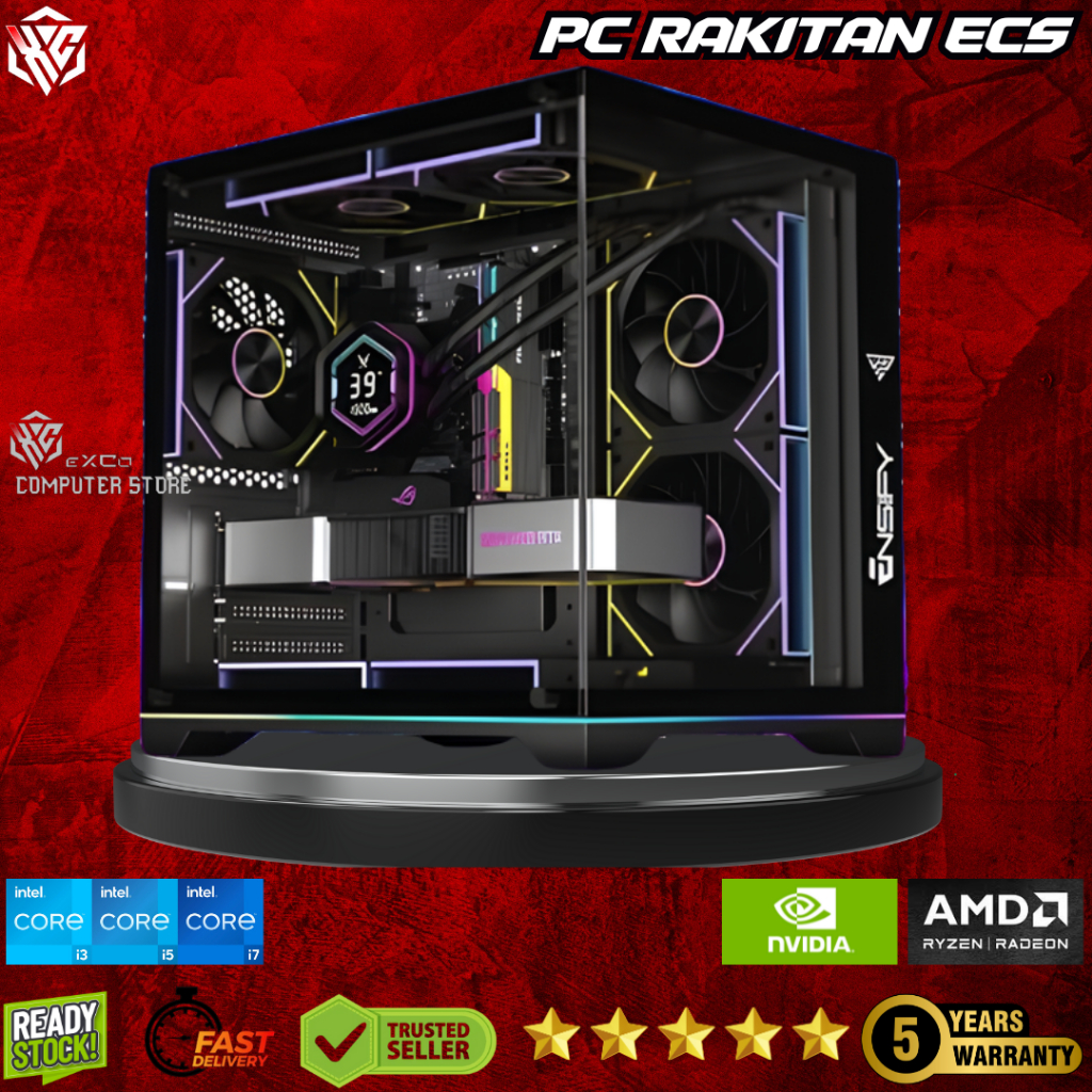Jual PC Rakitan ECS | PC Gaming | Intel i7 14700F | RTX 4060 Ti 16GB ...