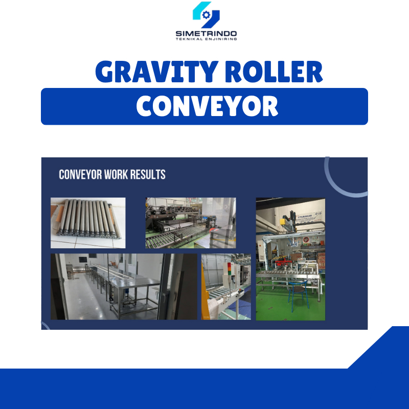 Jual SIMETRINDO Gravity Roller Conveyor SPRING LOAD 50mm x 650mm dengan ...