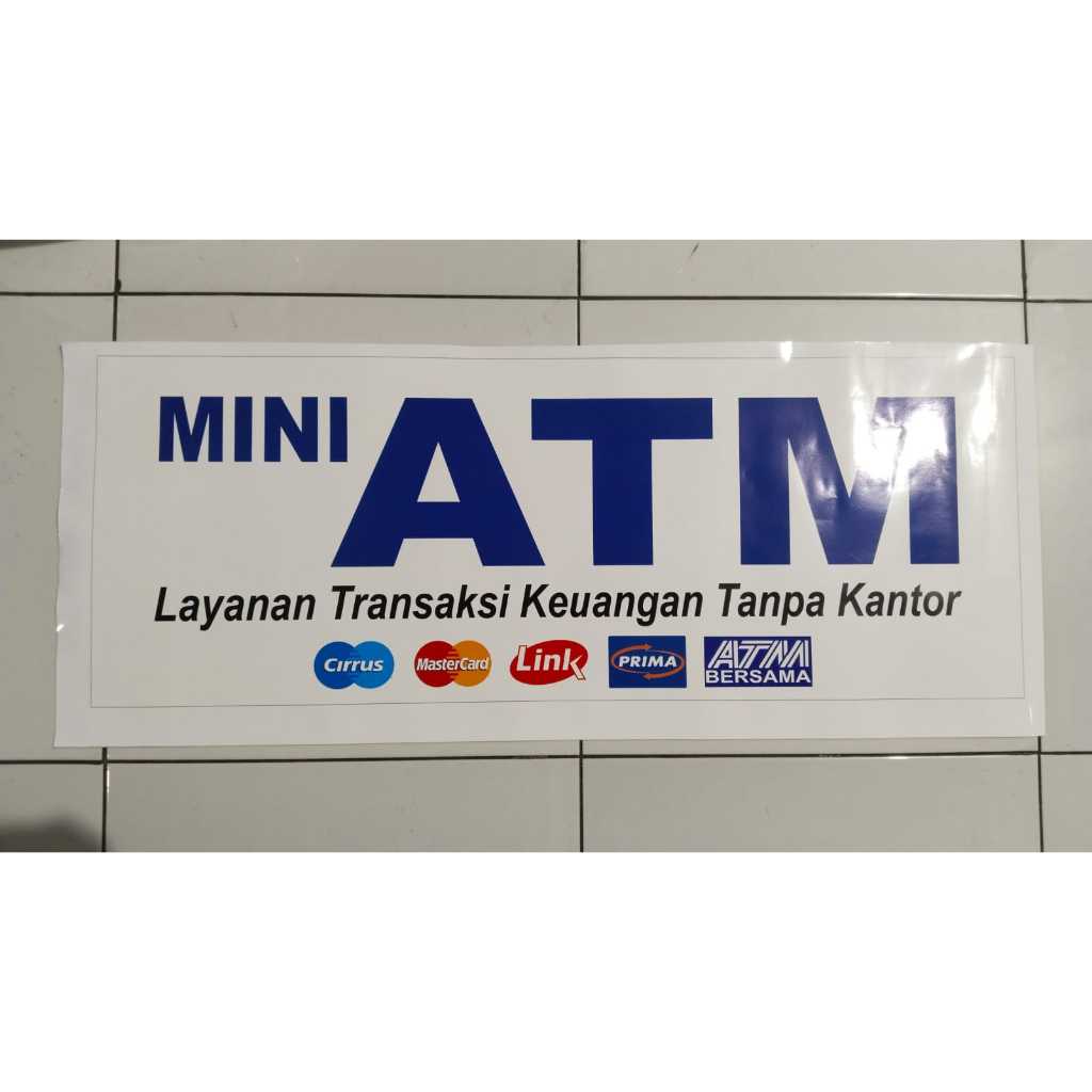 Jual STIKER MINI ATM BERBAGAI UKURAN | Shopee Indonesia