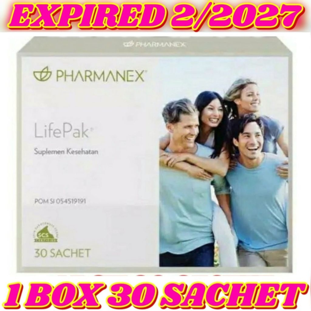 Jual Life pak 1 box - lifepack 30 sachet - pharmanex - suplemenlifepak ...