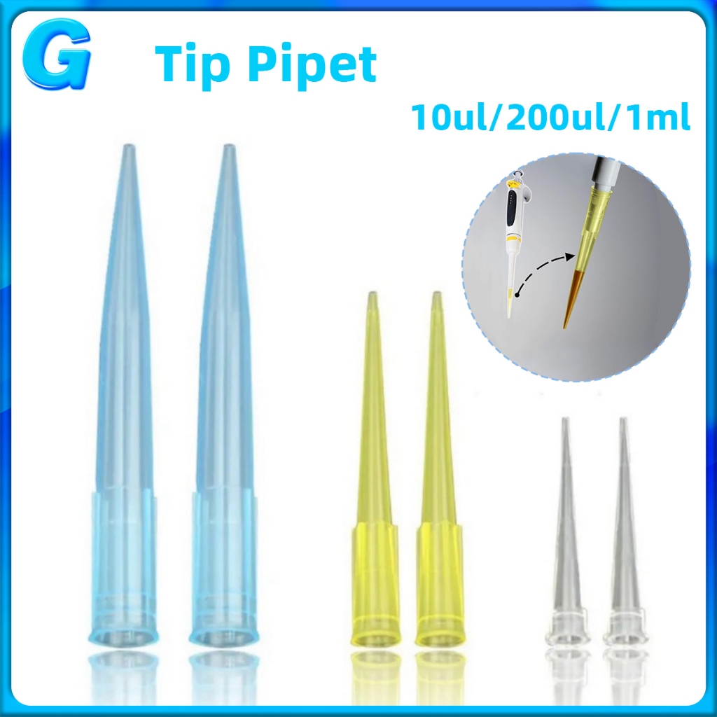 Jual Tahan Panas Pipette Micro Tip Pipet Tip White Yellow Blue Tip ...