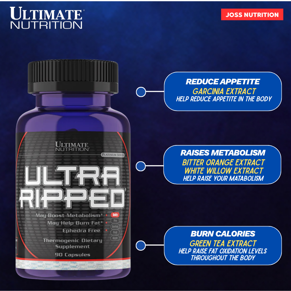 Jual Ultimate Nutrition Ultra Ripped Fat Burning Formula | Made In USA ...