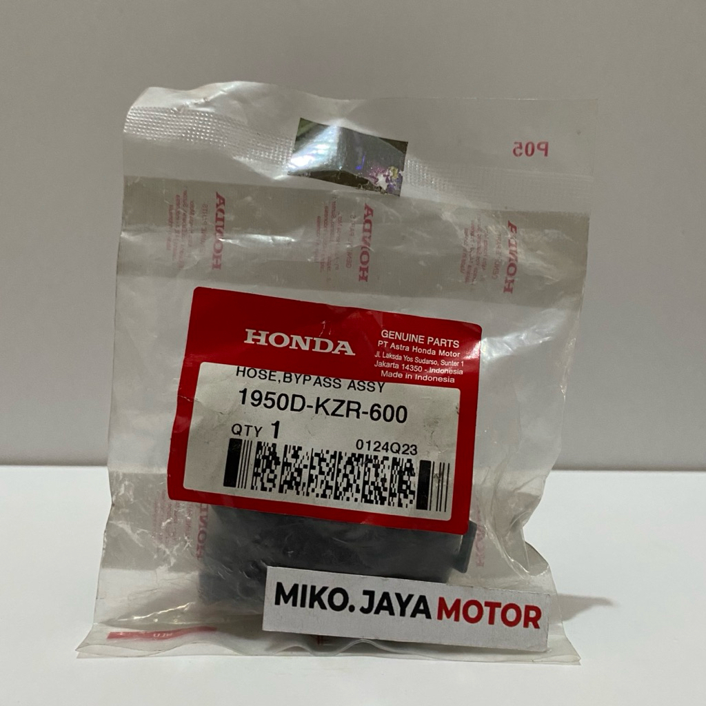 Jual SELANG RADIATOR HOSE BYPASS ASSY 1950D-KZR-600 VARIO 125 FI ...