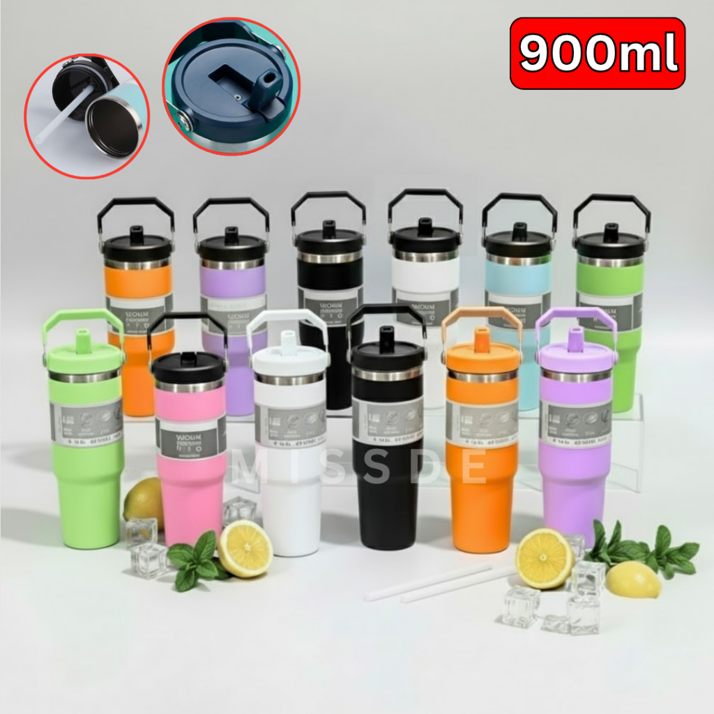Jual TUMBLR STAINLESS MUG 900ML / 30 OZ VACUUM INSULATED / TUMBLER ...