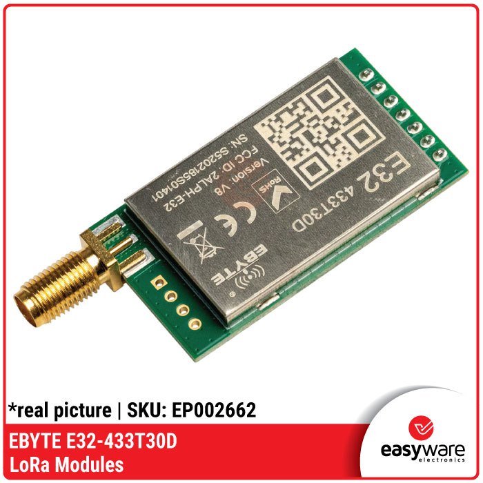 Jual EBYTE E32 433T30D SX1278 LoRa 433MHz 1W – Modul Wireless Long ...