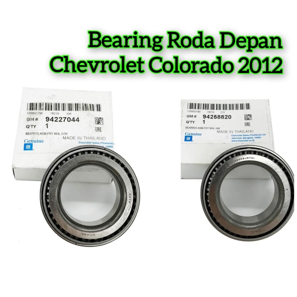 Jual Bearing Roda Depan Chevrolet Colorado Original | Shopee Indonesia