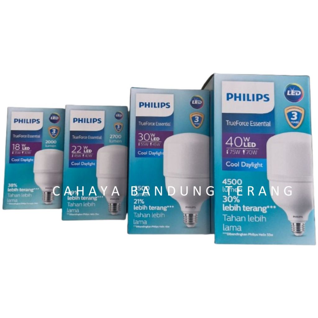 Jual Philips Lampu LED Tforce Essential Trueforce 18W 22W 30W 40W Putih ...