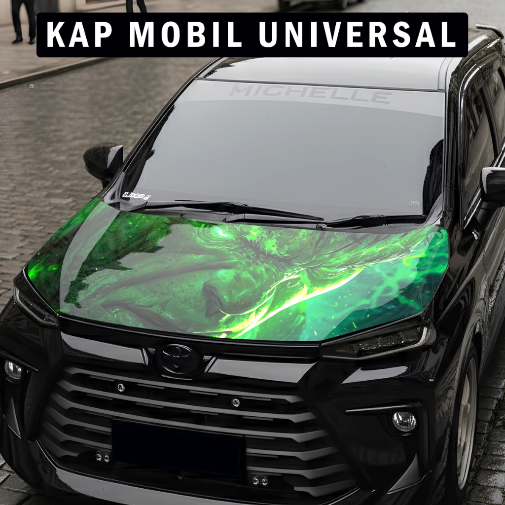 Jual Stiker Kap Mobil Universal HULK Desain Custom Motif Keren | Shopee ...