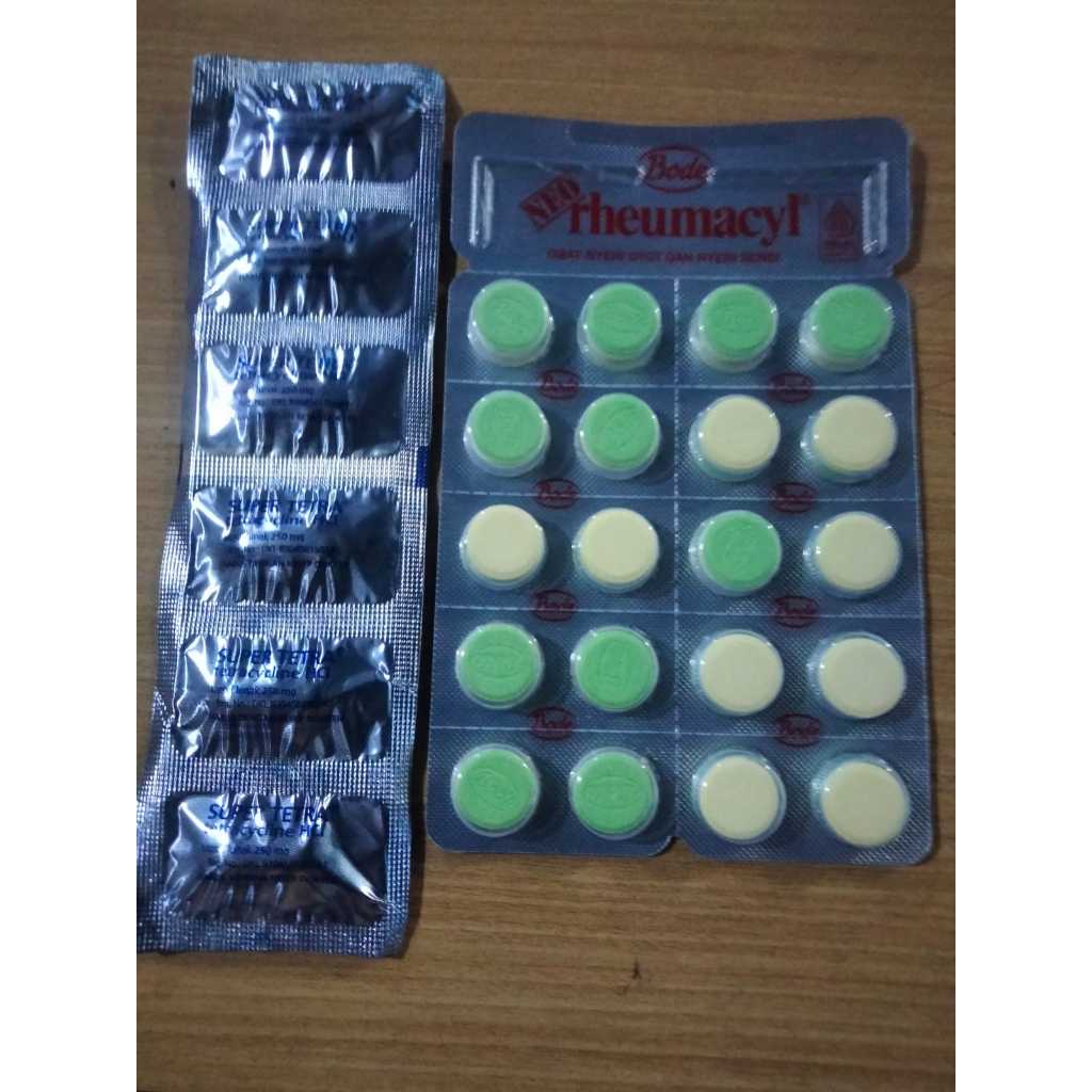 Jual 1LEMBAR neo rheumacyl strip isi 20 tablet/1LEMBAR supertetra isi ...