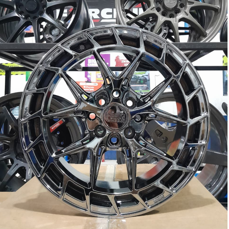 Jual Velg Hsr Type LPS Ring 16 lebar 7 Et 42 Pcd 4X100/114.3 Black ...