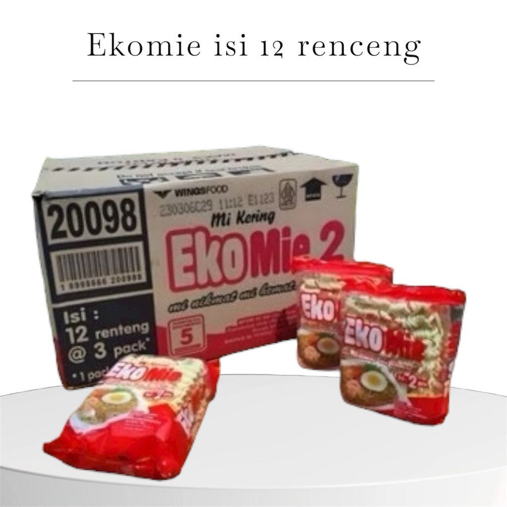 Jual Ekomie Kemasan Renceng 1 Dus ( isi 12 Renceng) | Shopee Indonesia