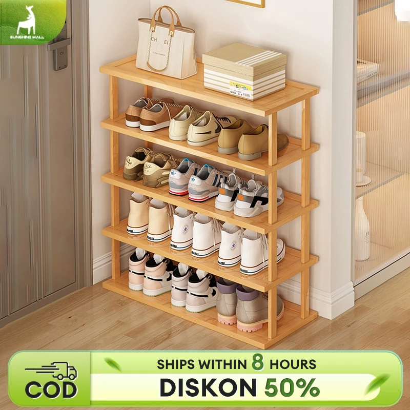 Jual Rak Sepatu Susun Kayu 65cm Rak Sepatu Minimalis Rak Sepatu Rumah ...