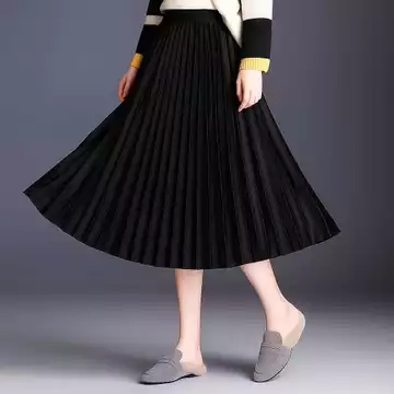Rok Plisket Bludru Velvet 7 8 Premium All Size