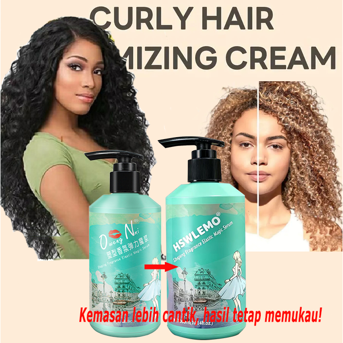 Jual Gel Rambut Keriting Elastis cream rambut keriting Perawatan Rambut ...