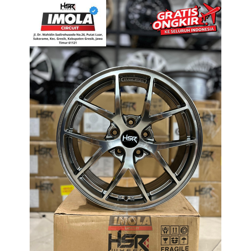 Jual Velg Racing HSR WHEEL R17 PnP Mobil BRV Xpander Innova Ertiga ...